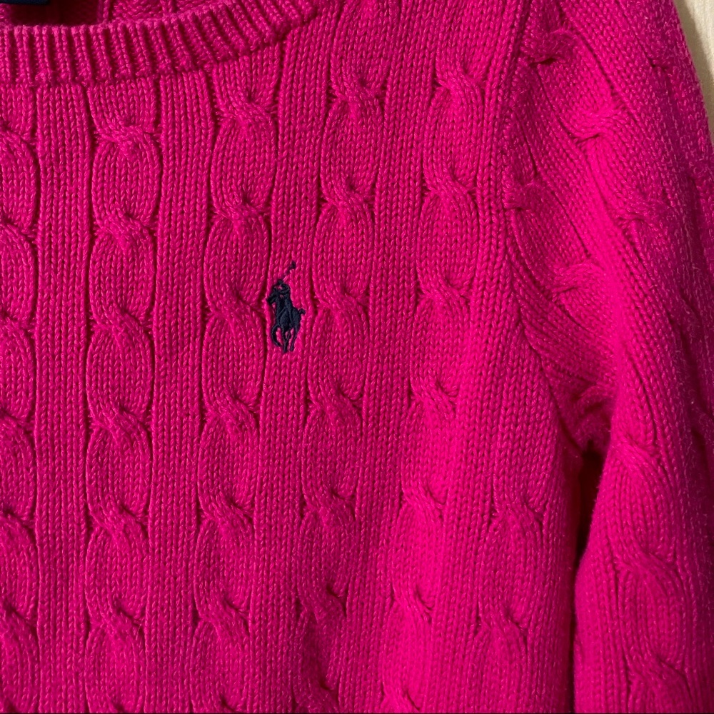 Ralph Lauren Sport Sweater, Pink, Sz. L